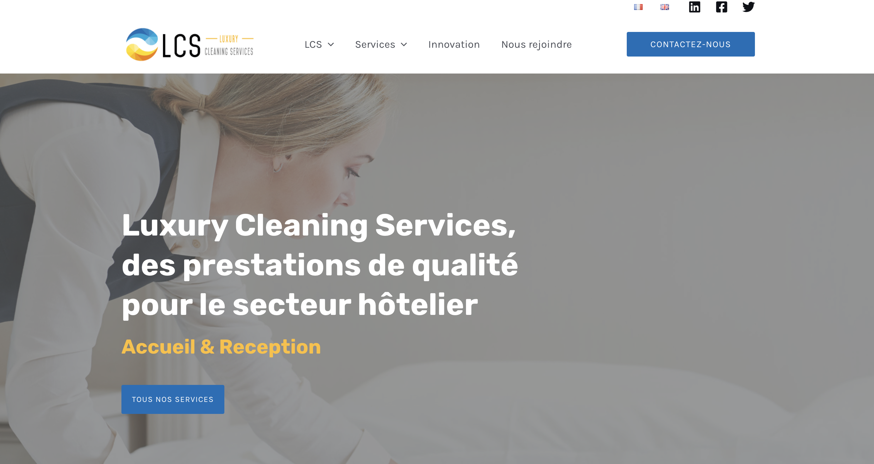 Site WordPress LCS Propreté 2024